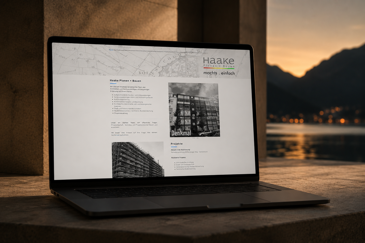 Haake Planen + Bauen – Website · Planung & Bau