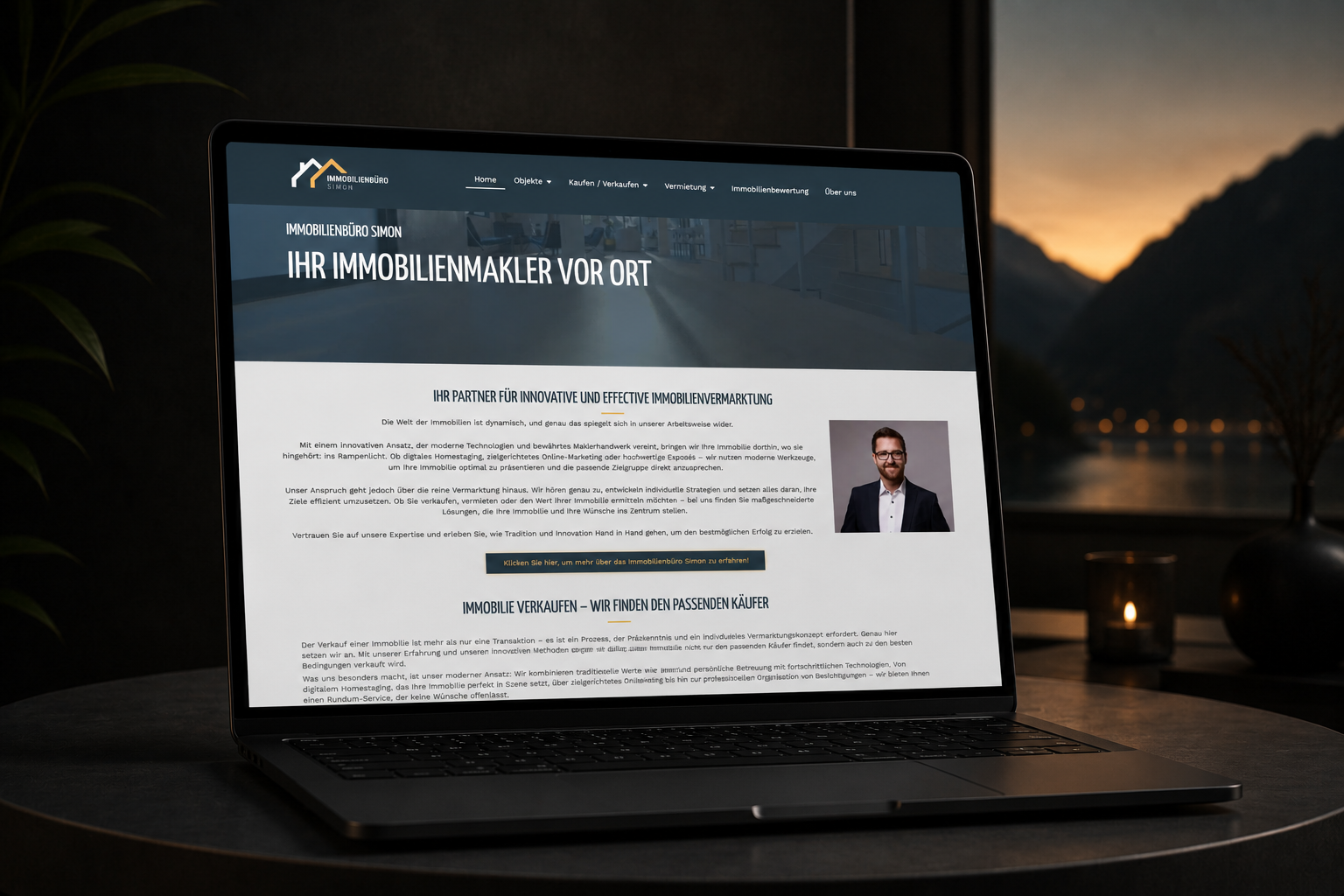 Immobilienbüro Simon – Website · Immobilien